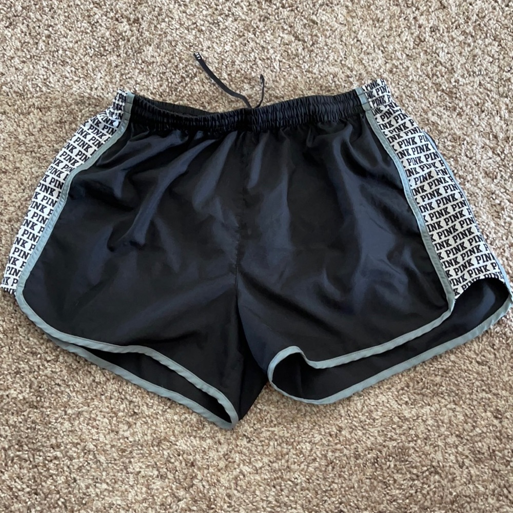 Pink athletic shorts